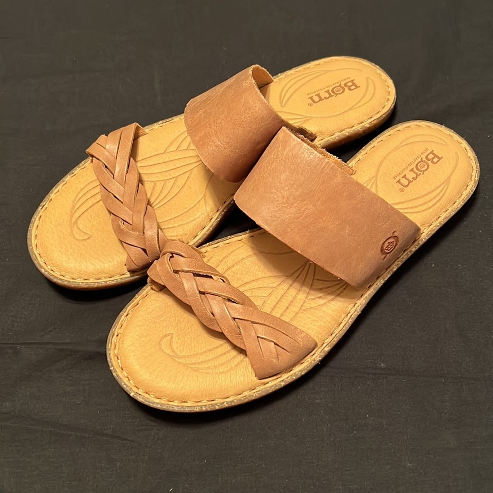 Born Morena Brown Leather Sandal - Picture 3 of 6